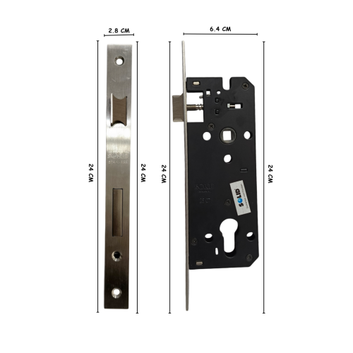 SOLID HP 62.11 BL Handle Door Lock Tarikan Handle Kunci Pintu Besar Set