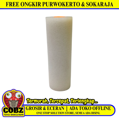 4 IN / CARNIVOR Refill Isi Kuas Busa Roll Cat Tembok Kayu Besi Kecil