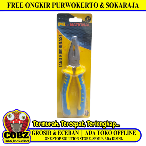 7 IN / CPT NATIONAL Tang Kombinasi Kawat Kabel Combination Pliers