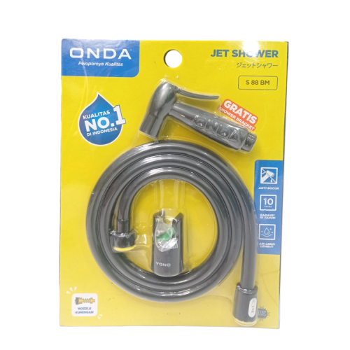 1/2 IN x 120 CM / ONDA S 88 BM Jet Shower Cebok Toilet Plastik PVC Set