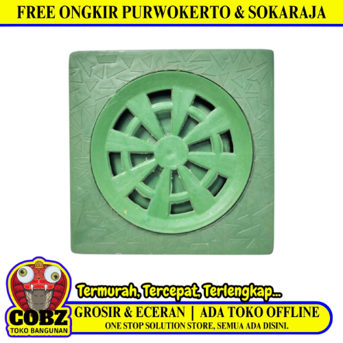 4 IN / IKA Saringan Got Leher Pendek Floor Drain PVC Warna