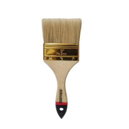 3 IN / STRAUSS Kuas Cat Tembok Kayu Besi Air Acyrlic Paint Brush