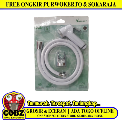 1/2 IN x 120 CM / WASSER WS-88TS Jet Shower Cebok Toilet Plastik PVC Set