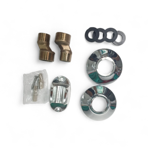 1/2 IN / ISCO WHC-6701 Kran Shower Panas Dingin Stainless + Selang + Shower Set
