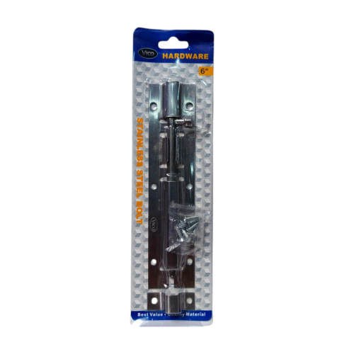 6 IN / VICO 02 Grendel Kunci Slot Pintu Jendela Stainless