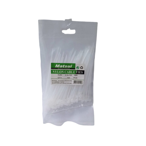 2.5 MM x 100 MM / MATSUI Kabel Cable Ties Tali Ripet 10 CM Warna Pack