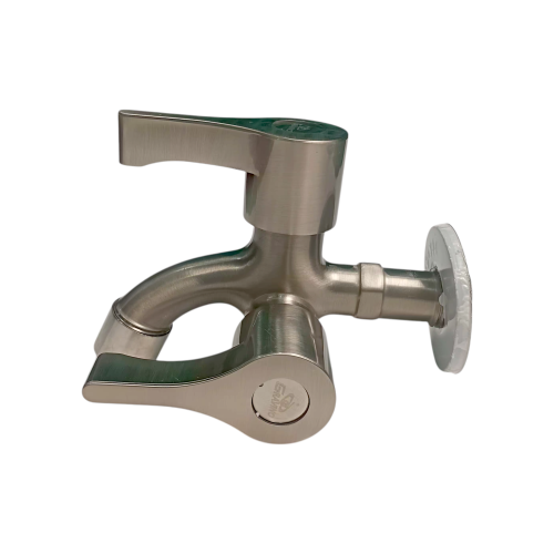 1/2 IN / GRAVINO 5092 Kran Air Cabang Double Shower Mesin Cuci Stainless