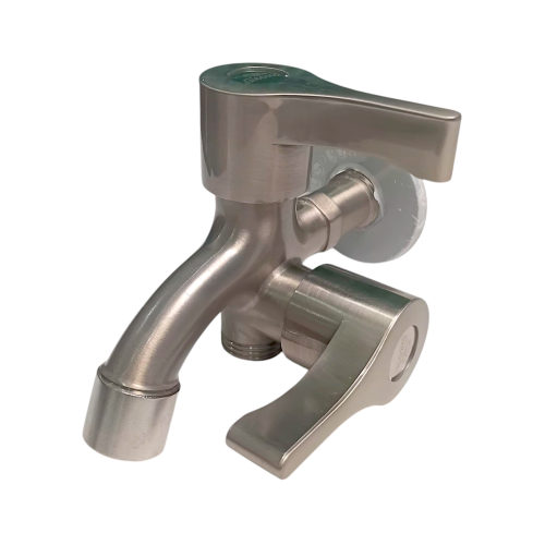 1/2 IN / GRAVINO 5092 Kran Air Cabang Double Shower Mesin Cuci Stainless