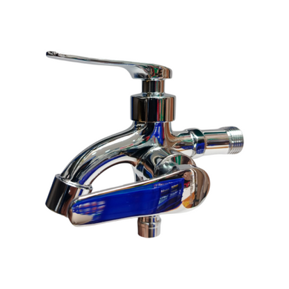 1/2 IN / BELLUCCI C-118B CR Kran Air Cabang Double Shower Mesin Cuci Stainless