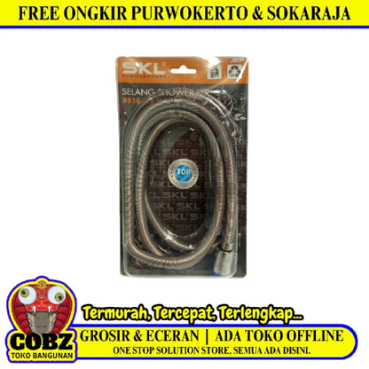 1/2 IN X 1450CM / SKL 9916-1.5 Selang Jet Shower Cebok Mandi Hose Stainless