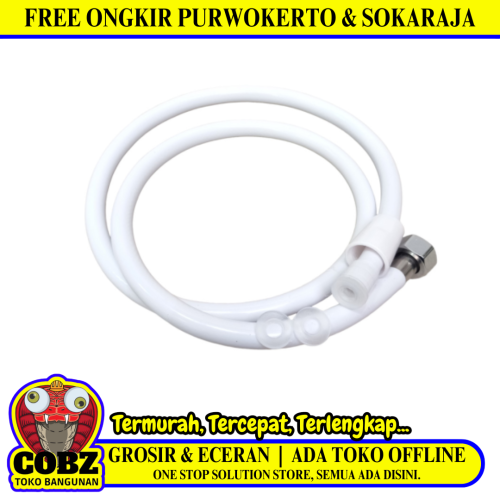 1/2 IN X 120 CM / PILL CARLO Selang Jet Shower Cebok Mandi Hose PVC