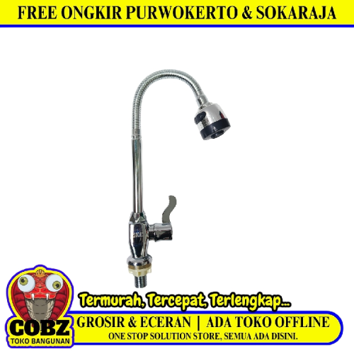 1/2 IN / SKL 6623 Kran Angsa Fleksibel Sink BCP Wastafel Stainless