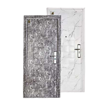 5 CM x 90 CM x 210 CM / FORTRESS MRBL FORT 90.11 SINGLE Pintu Kamar Mandi Baja Abu Set