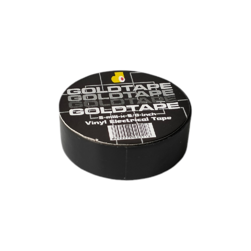 5/8 IN / GOLDTAPE Isolasi Kabel Listrik Tahan Panas Electrical Tape Hitam