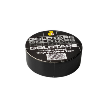 5/8 IN / GOLDTAPE Isolasi Kabel Listrik Tahan Panas Electrical Tape Hitam