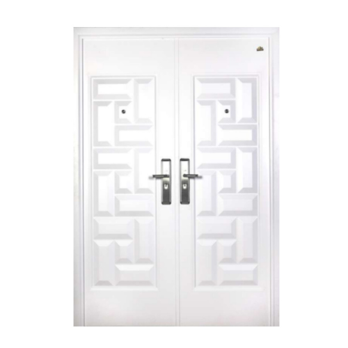 5 CM x 150 CM x 220 CM / FORTRESS PRIME 150.04 DOUBLE Pintu Kamar Mandi Baja White Set