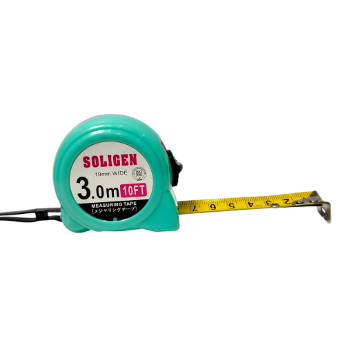 3 M / SOLIGEN Meteran Alat Ukur Tukang Bangunan Measuring Tape