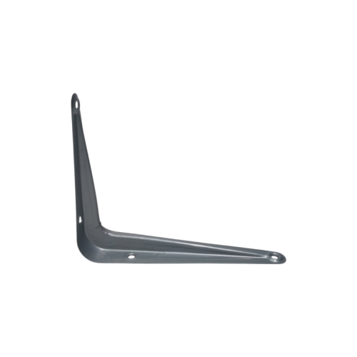 4 IN x 5 IN / TM  Siku Rak L Shelf Brackets Penyangga Abu - Abu Tipis