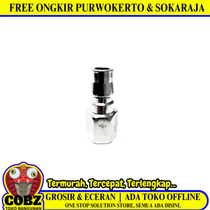 TM PF 20 Quick Coupler Sambungan Fitting Kompresor SS