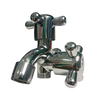 1/2 IN / FAUCET 6035 Kran Air Cabang Double Shower Mesin Cuci Stainless