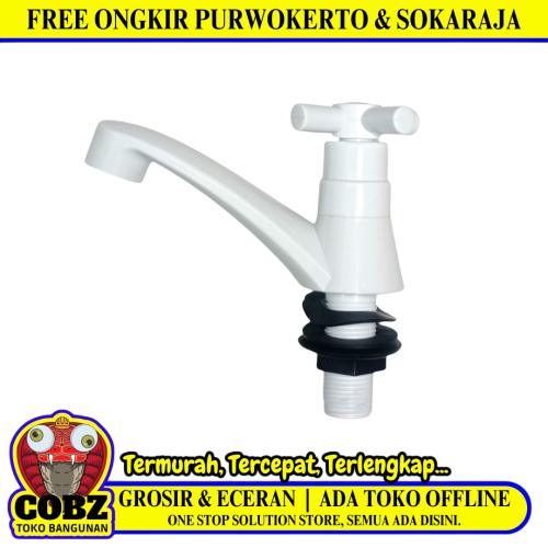 1/2 IN / SOLVEX SF-33802 Kran Air Sink Wastafel Bak Cuci Piring Plastik PVC