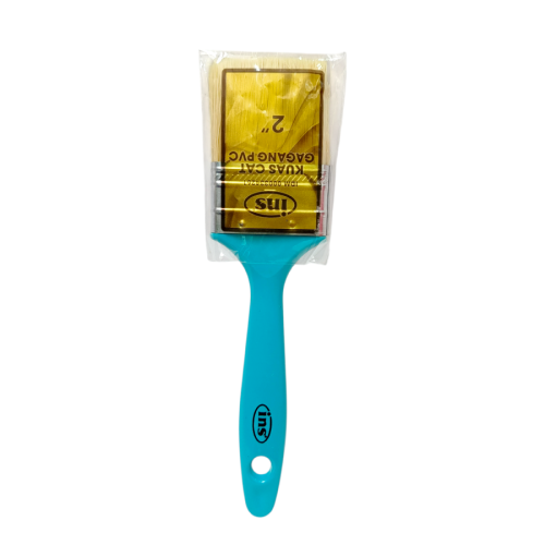 2 IN / INS Kuas Cat Tembok Kayu Besi Air Acyrlic Paint Brush