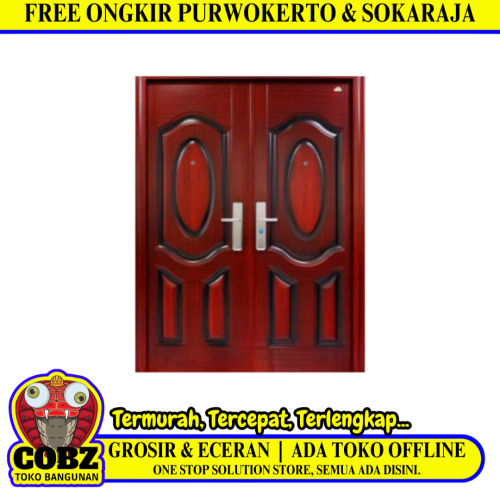 5 CM x 150 CM x 210 CM / FORTRESS FORT 150.10 DOUBLE Pintu Kamar Mandi Baja Warna Set