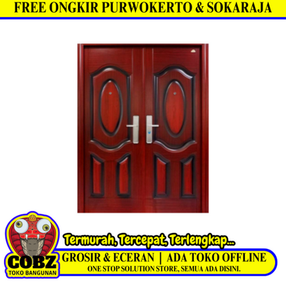 5 CM x 150 CM x 210 CM / FORTRESS FORT 150.10 DOUBLE Pintu Kamar Mandi Baja Warna Set