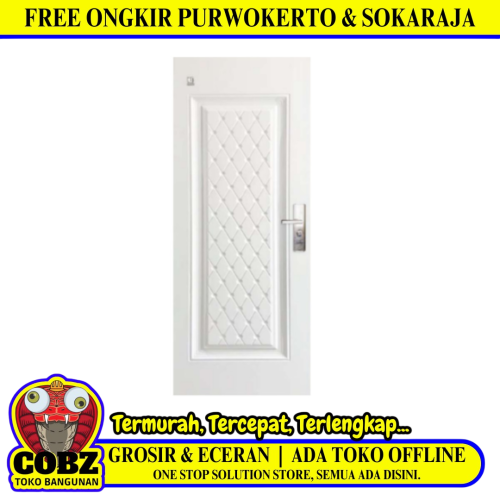 4 CM x 90 CM x 210 CM / FORTRESS URBAN 90.05 SINGLE Pintu Kamar Mandi Baja Warna Set