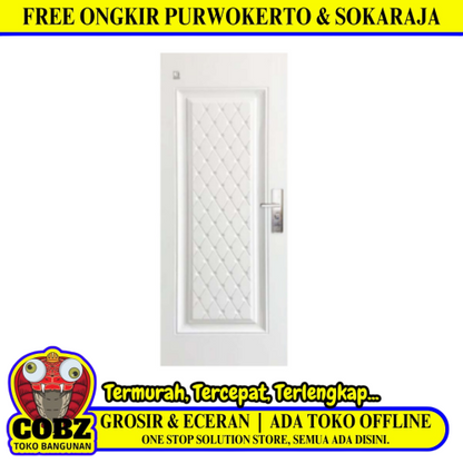 4 CM x 90 CM x 210 CM / FORTRESS URBAN 90.05 SINGLE Pintu Kamar Mandi Baja Warna Set