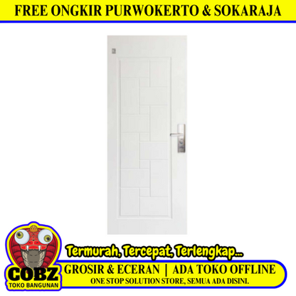 4 CM x 90 CM x 210 CM / FORTRESS URBAN 90.04 SINGLE Pintu Kamar Mandi Baja Warna Set