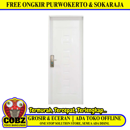 4 CM x 90 CM x 210 CM / FORTRESS URBAN 90.02 SINGLE Pintu Kamar Mandi Baja Warna Set