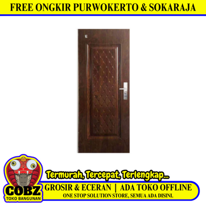 4 CM x 80 CM x 210 CM / FORTRESS URBAN 80.05 TIPE SINGLE Pintu Kamar Mandi Baja Warna Set