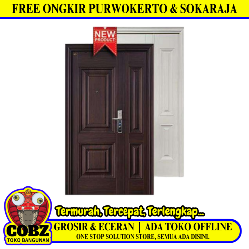 5 CM x 120 CM x 210 CM / FORTRESS FORT 120.19 MOM & SON Pintu Kamar Mandi Baja Warna Set