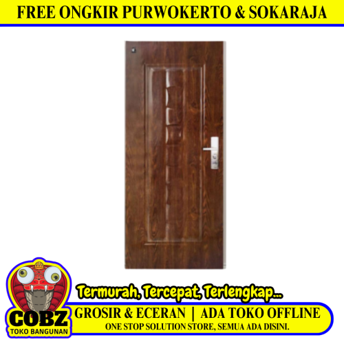 4 CM x 80 CM x 210 CM / FORTRESS URBAN 80.02 SINGLE Pintu Kamar Mandi Baja Warna Set