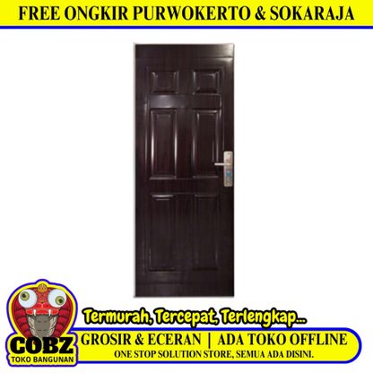 4 CM x 80 CM x 210 CM / FORTRESS URBAN 80.01 SINGLE Pintu Kamar Mandi Baja Warna Set