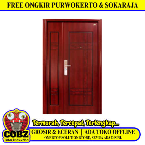 5 CM x 120 CM x 210 CM / FORTRESS FORT 120.13 MOM & SON Pintu Kamar Mandi Baja Warna Set
