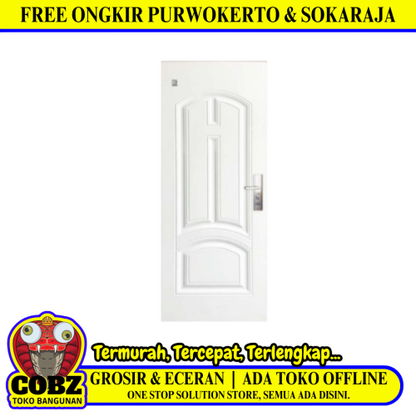 4 CM x 80 CM x 210 CM / FORTRESS URBAN 80.06 SINGLE Pintu Kamar Mandi Baja Warna Set