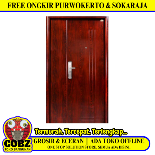 5 CM x 120 CM x 210 CM / FORTRESS FORT 120.12 MOM & SON Pintu Kamar Mandi Baja Warna Set