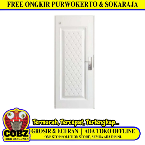 4 CM x 80 CM x 210 CM / FORTRESS URBAN 80.05  SINGLE Pintu Kamar Mandi Baja Warna Set