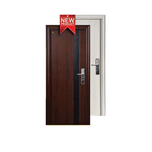 5 CM x 90 CM x 210 CM / FORTRESS FORT 90.17 SINGLE Pintu Kamar Mandi Baja Coklat Set