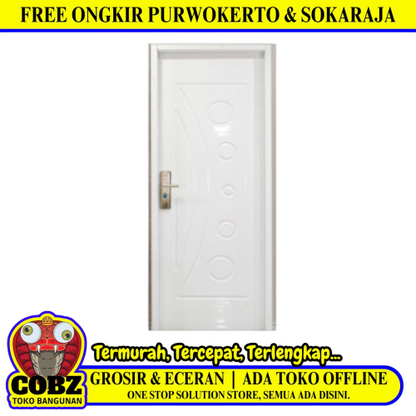 4 CM x 80 CM x 210 CM / FORTRESS URBAN 80.03 SINGLE Pintu Kamar Mandi Baja Warna Set
