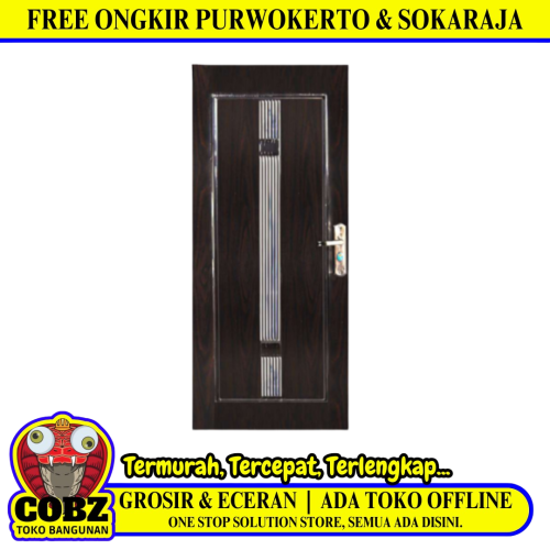 4 CM x 80 CM x 200 CM / FORTRESS METAL 80.05 SINGLE Pintu Kamar Mandi Baja Warna Set