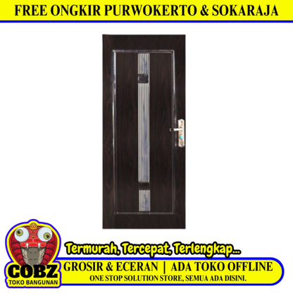 4 CM x 80 CM x 200 CM / FORTRESS METAL 80.05 SINGLE Pintu Kamar Mandi Baja Warna Set