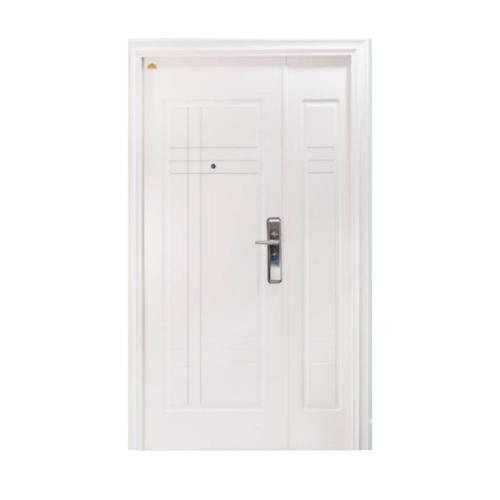 5 CM x 120 CM x 210 CM / FORTRESS FORT 120.13 MOM & SON Pintu Kamar Mandi Baja White Set