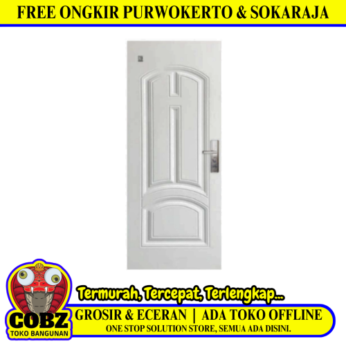 4 CM x 90 CM x 210 CM / FORTRESS URBAN 90.06 S TIPE SINGLE Pintu Kamar Mandi Baja Warna Set