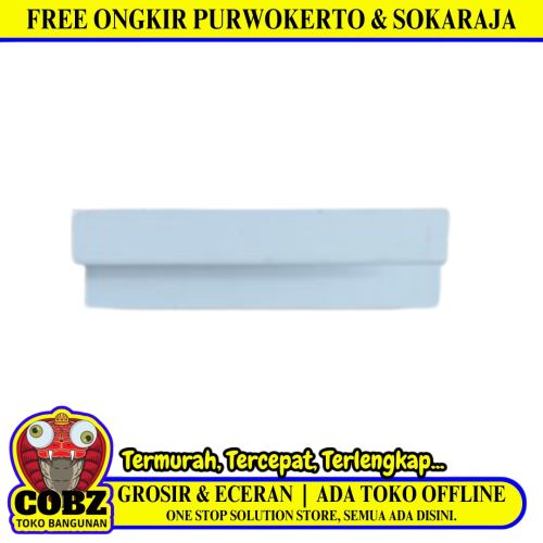 1.5 CM x 4 M / SHUNDA PLAFON LS.301 List Profil U Plafon U PVC Batang