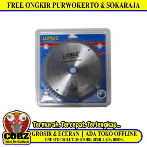 7 IN x T 60 / LUMOS LMS.C06-007 Circular Saw Mata Gerinda Potong Kayu Wood Cutting