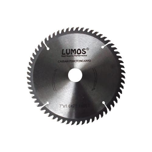 7 IN x T 60 / LUMOS LMS.C06-007 Circular Saw Mata Gerinda Potong Kayu Wood Cutting