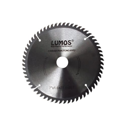 7 IN x T 60 / LUMOS LMS.C06-007 Circular Saw Mata Gerinda Potong Kayu Wood Cutting